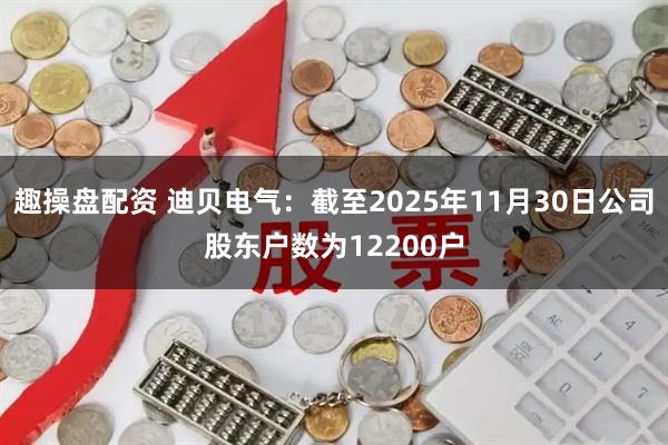 趣操盘配资 迪贝电气：截至2025年11月30日公司股东户数为12200户